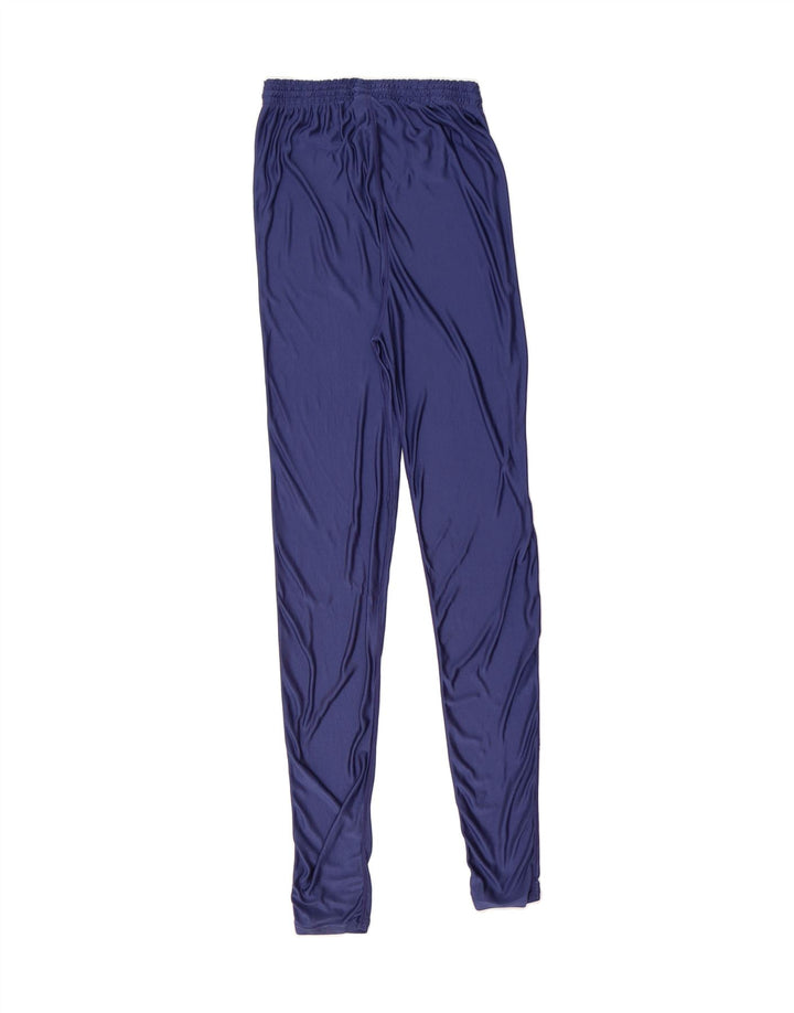 ASICS Womens Leggings UK 18 XL Navy Blue Polyamide Vintage Asics and Second-Hand Asics from Messina Hembry 