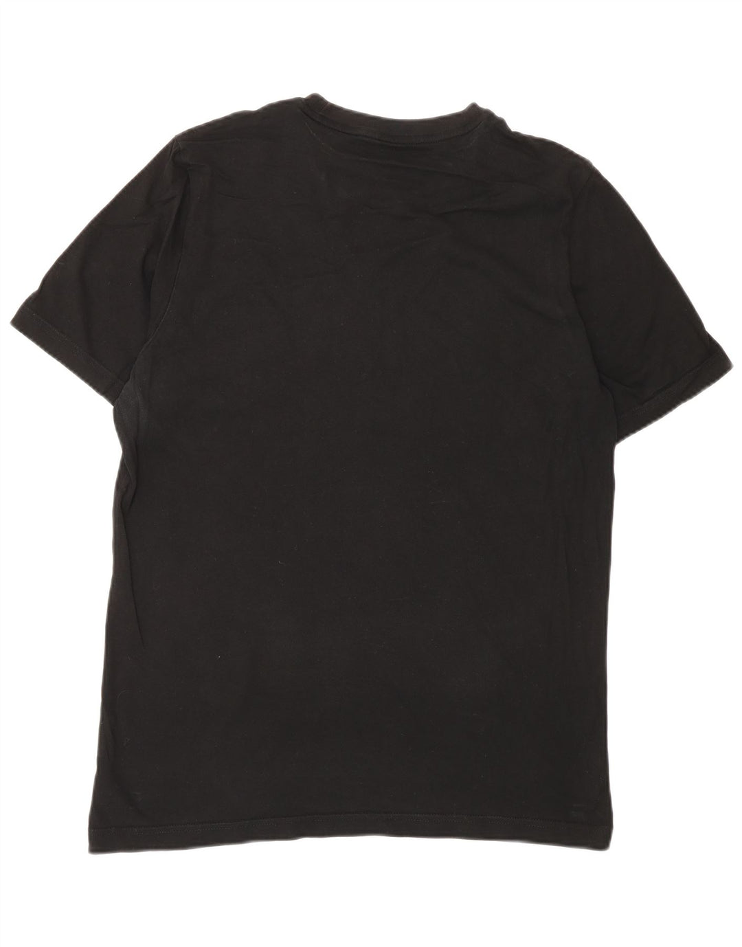 PUMA Grafisk T-shirt til mænd, medium sort bomuld