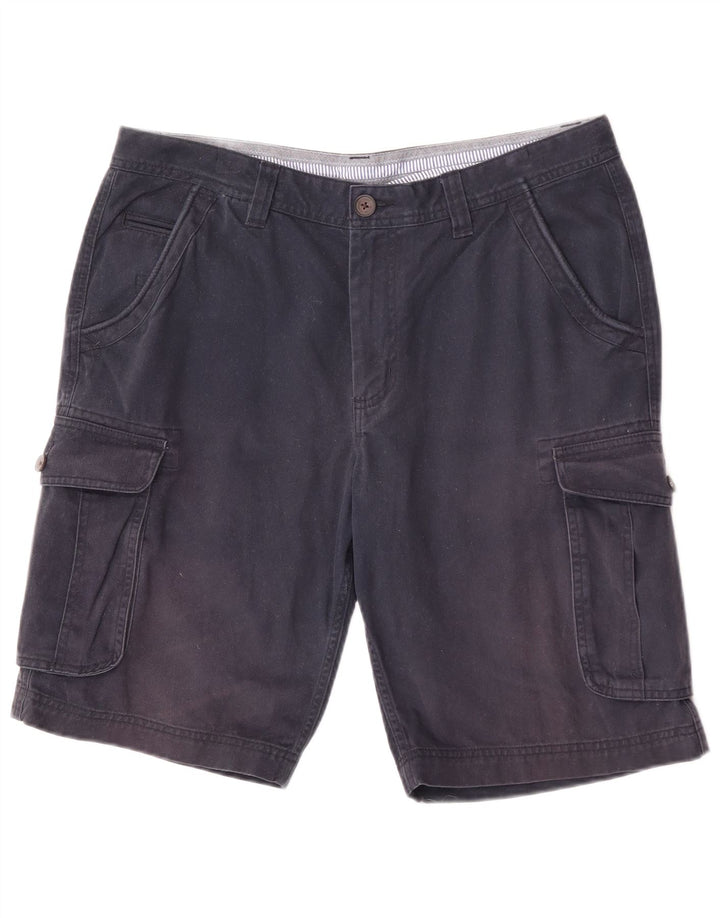 Besætningstøj Herre Cargo Shorts W34 Large Navy Blue Bomuld