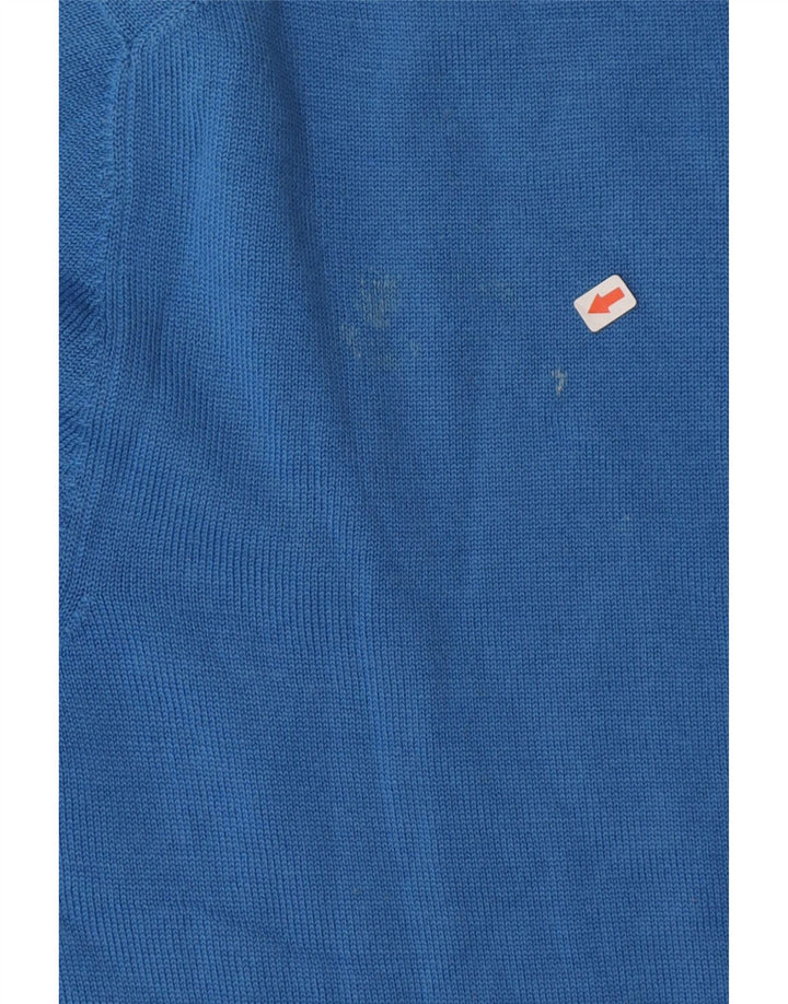 Fila Herre Maglificio Biellesse V-hals sweater UK 36 Small Blue