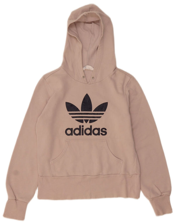 Adidas Grafisk hættetrøje til kvinder IT 46 Large Pink Bomuld