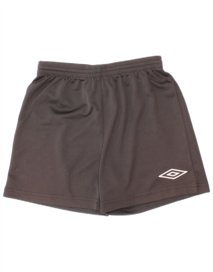 Umbro Boys Sports Shorts 11-12 År Stor Grå Polyester