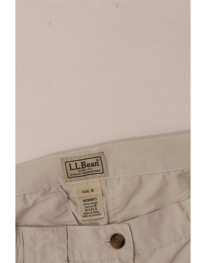 L.L.Bean Cargo Shorts til kvinder Small W26 Beige Nylon