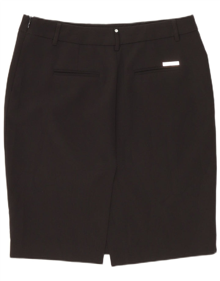 Liu Jo Womens Pencil Skirt IT 42 Medium W30 Black Polyester