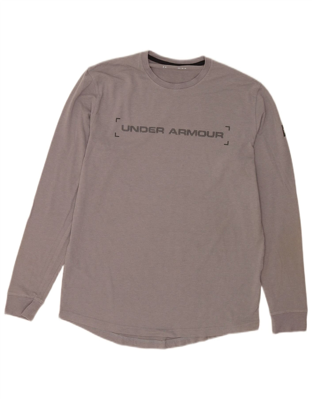 Under Armour Herre grafisk top Langærmet mellemgrå