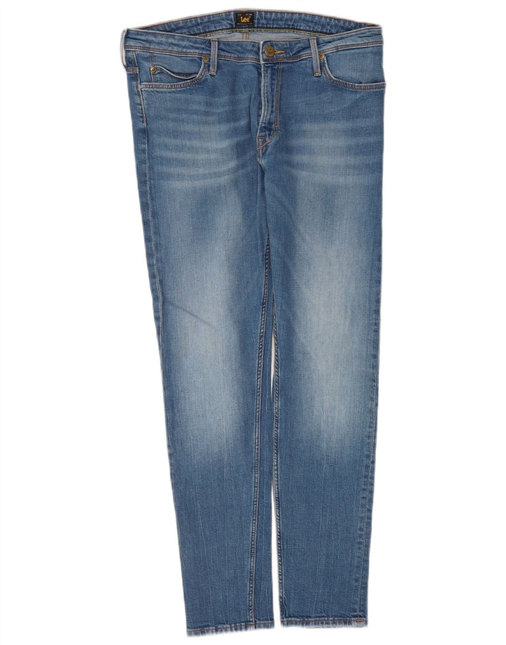 Lee Herre Sallie Slim Jeans W30 L31 Blå Bomuld