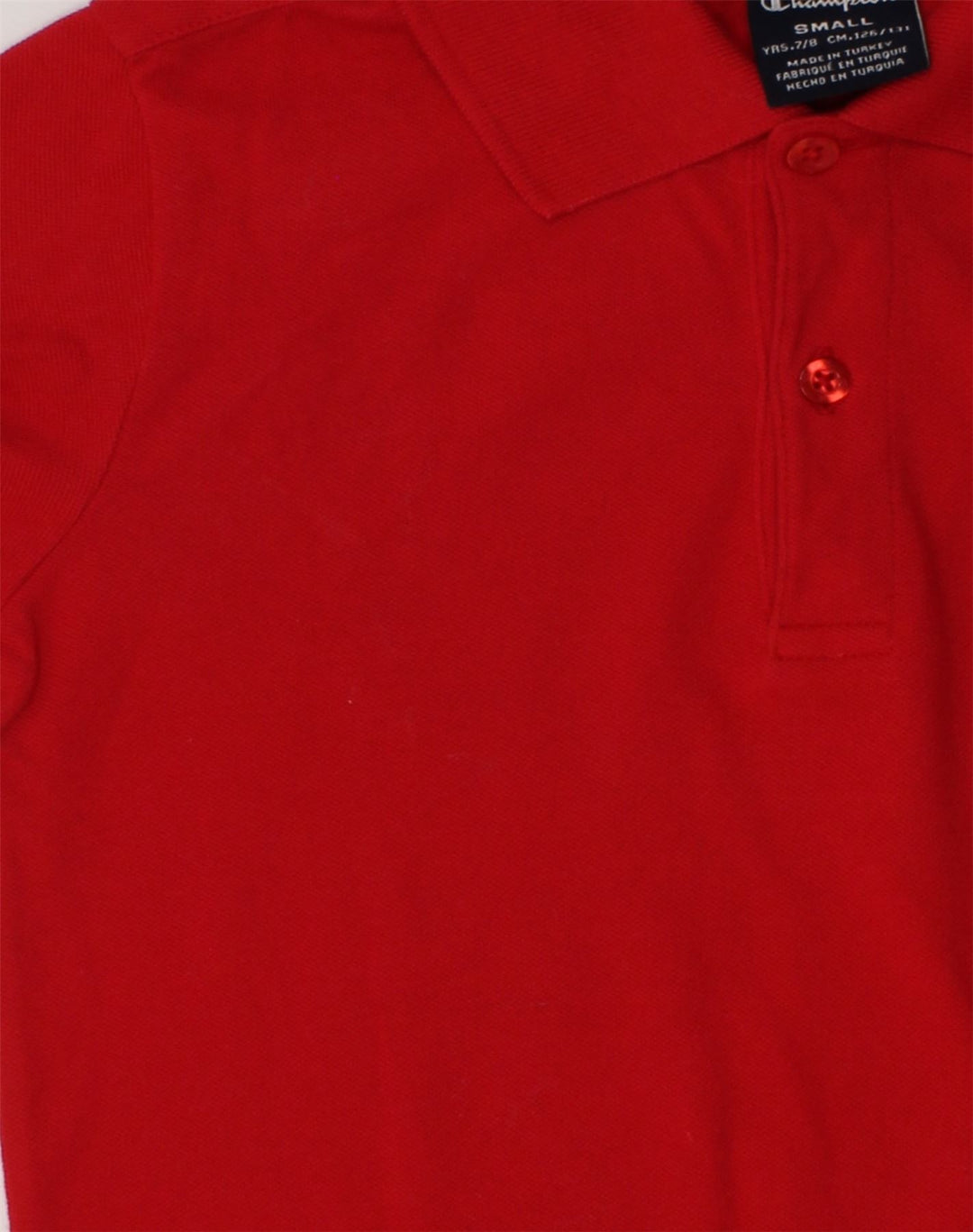 CHAMPION Boys Polo Shirt 7-8 Years Red | Vintage Champion | Thrift | Second-Hand Champion | Used Clothing | Messina Hembry 