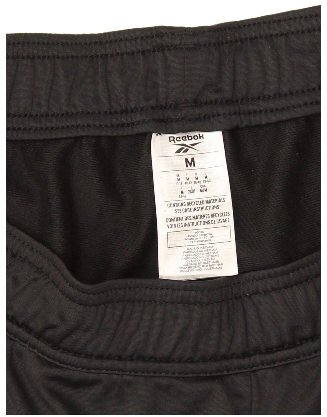 Reebok træningsdragt til kvinder Joggers UK 12/14 Medium Black Polyester