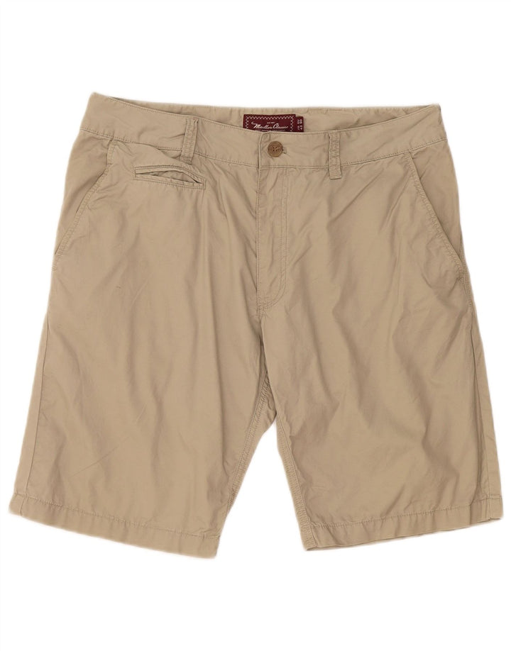 Marlboro Classics Herre Chino Shorts EU 50 Large W36 Khaki