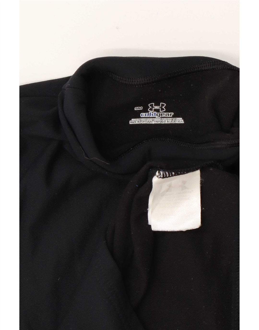 Under Armour Herre Cold Gear Top Langærmet lille marineblå nylon