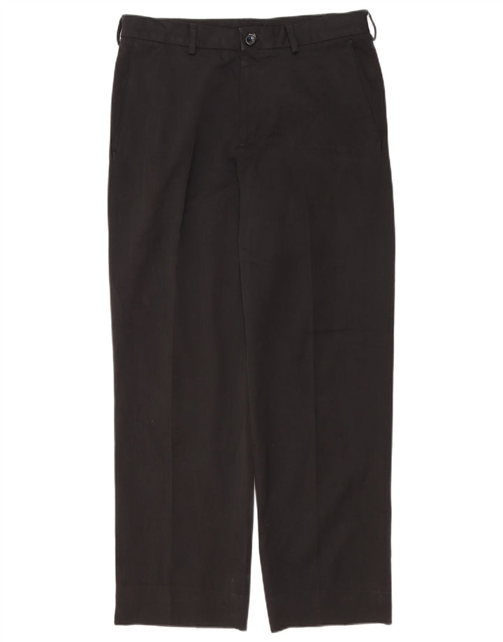 IZOD Straight Chino Bukser til mænd W32 L29 Sort