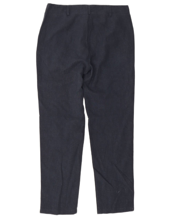 Rohan koniske chinosbukser til kvinder US 10 Large W30 L27 Marineblåt hør