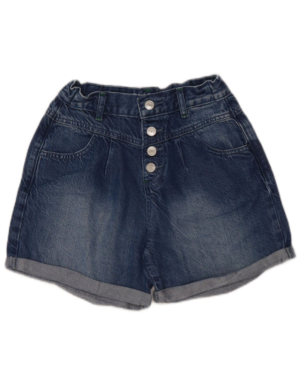 Guess Girls Denim Shorts 11-12 år W26 Blue Lyocell Classic
