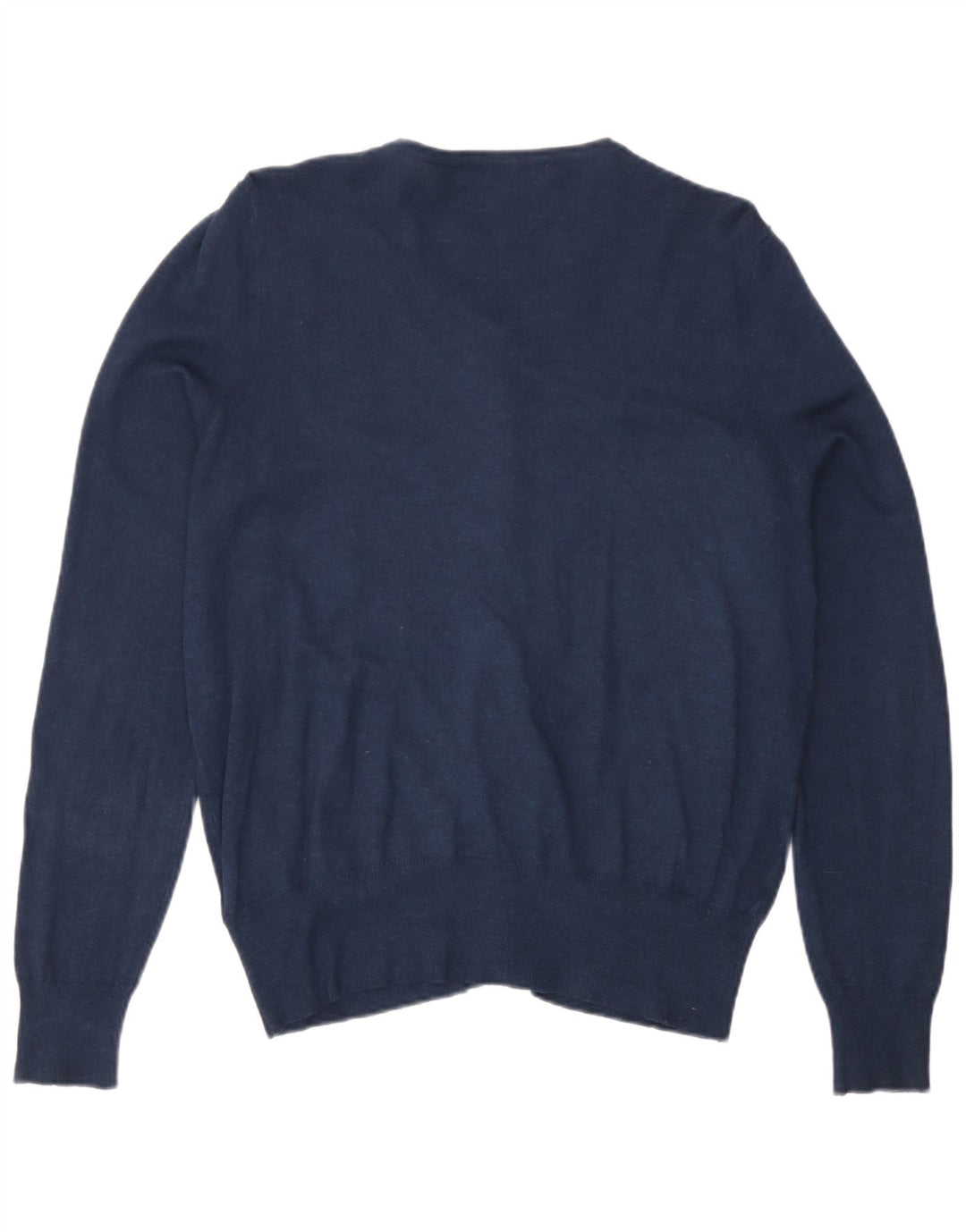 Marks & Spencer Dame Cardigan Sweater UK 14 Large Navy Blue Viscose