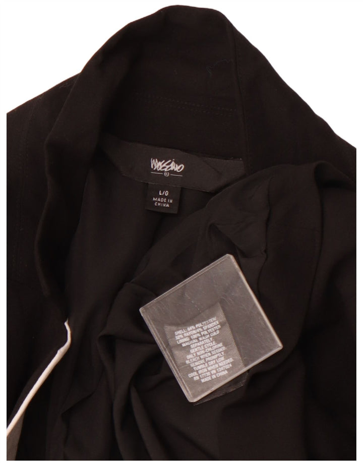 MOSSIMO Dame 1 Knap Blazer Jacket UK 16 Stor Sort Colourblock