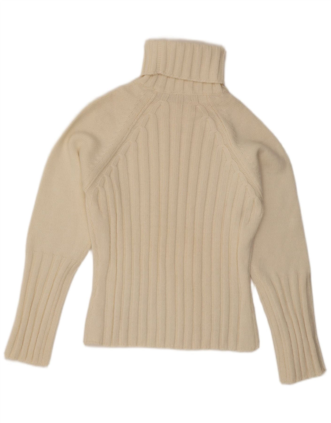Gas Dame Roll Neck Jumper Sweater UK 18 XL Off White Uld