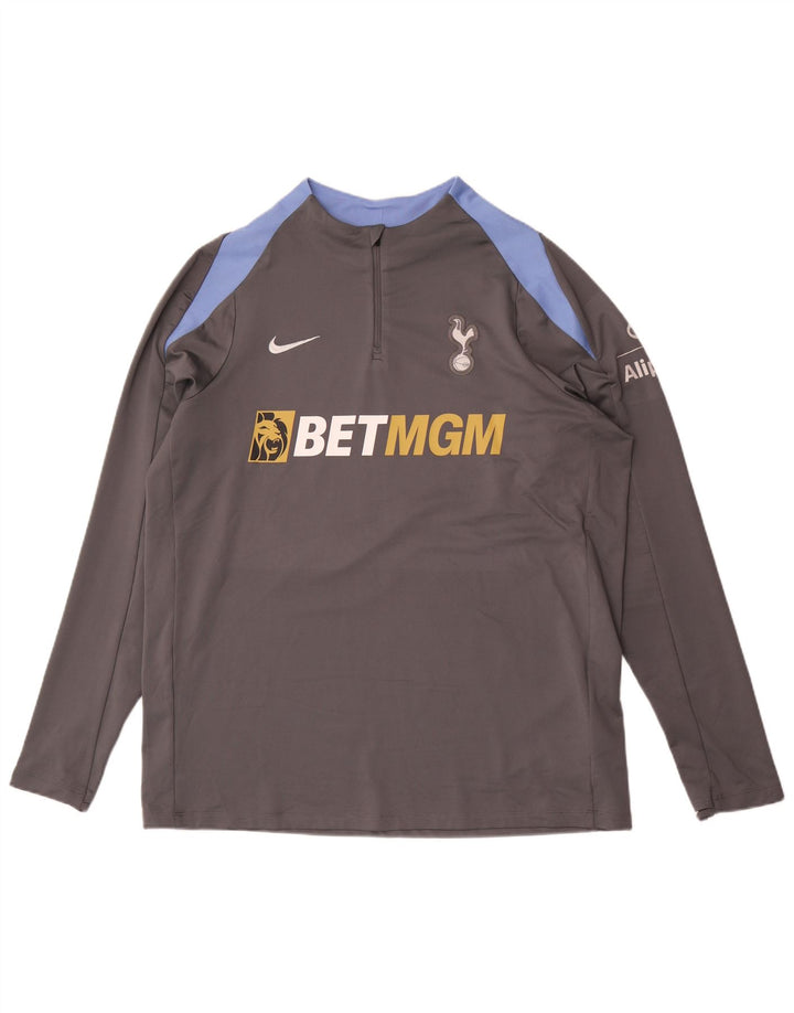 Nike Herre Tottenham Hotspur Grafisk Pullover Træningsdragt Top XL Grå