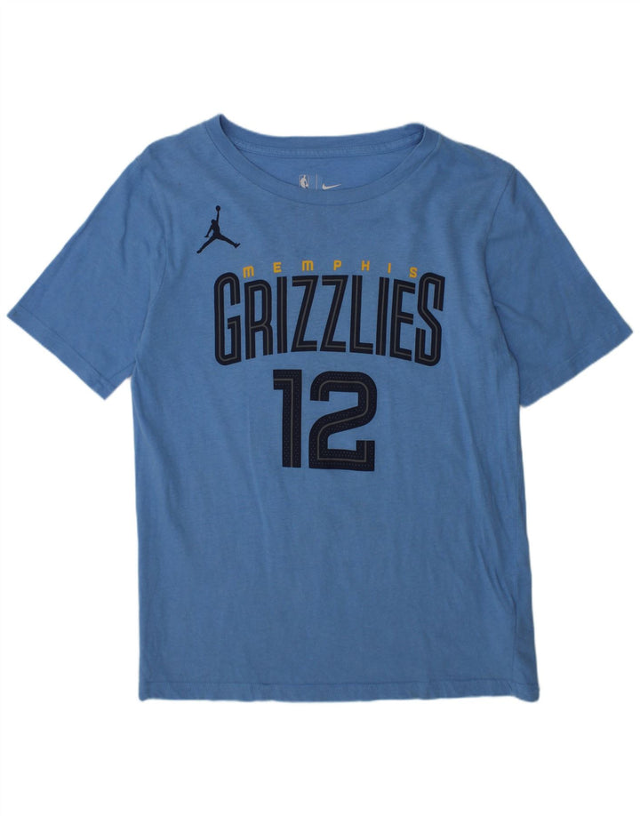 NIKE drenge Memphis Grizzlies grafisk T-shirt top 10-11 år mellemblå