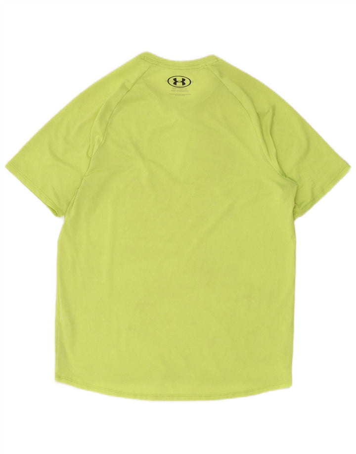 Under Armour Herre T-Shirt Top Medium Grøn Polyester