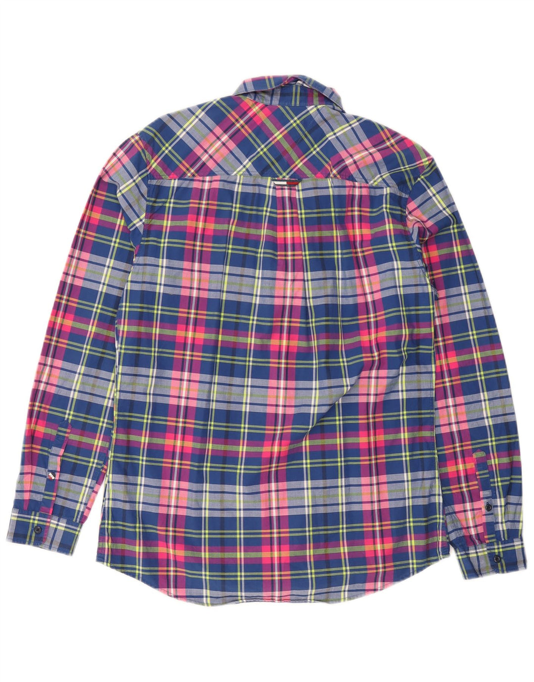 Tommy Hilfiger Herre Regular Fit skjorte Medium Navyblå ternet bomuld