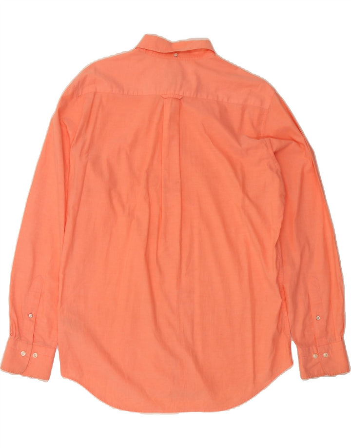 GANT Mens Regular Fit Shirt Size 15 39/40 Medium Orange Cotton Vintage Gant and Second-Hand Gant from Messina Hembry 