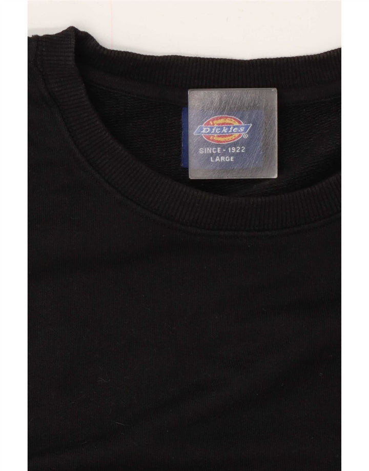 Dickies Herre Sweatshirt Jumper Large Sort