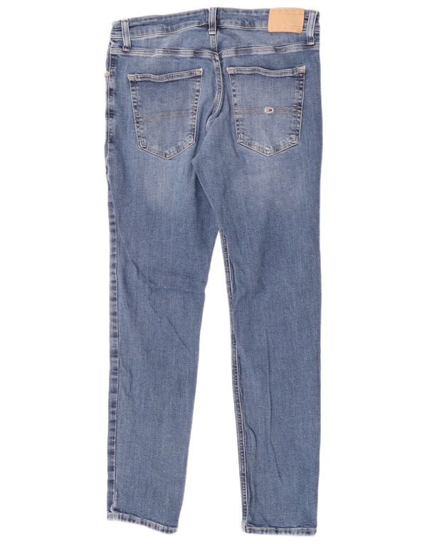 Tommy Hilfiger Herre Austin Slim Tapered Jeans W33 L34 Blå Bomuld