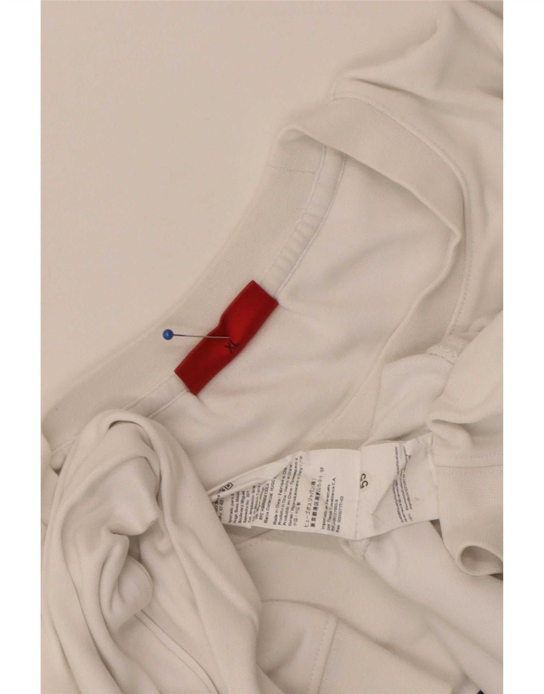 Hugo Boss Herre Grafisk Sweatshirt Jumper XL Hvid Bomuld