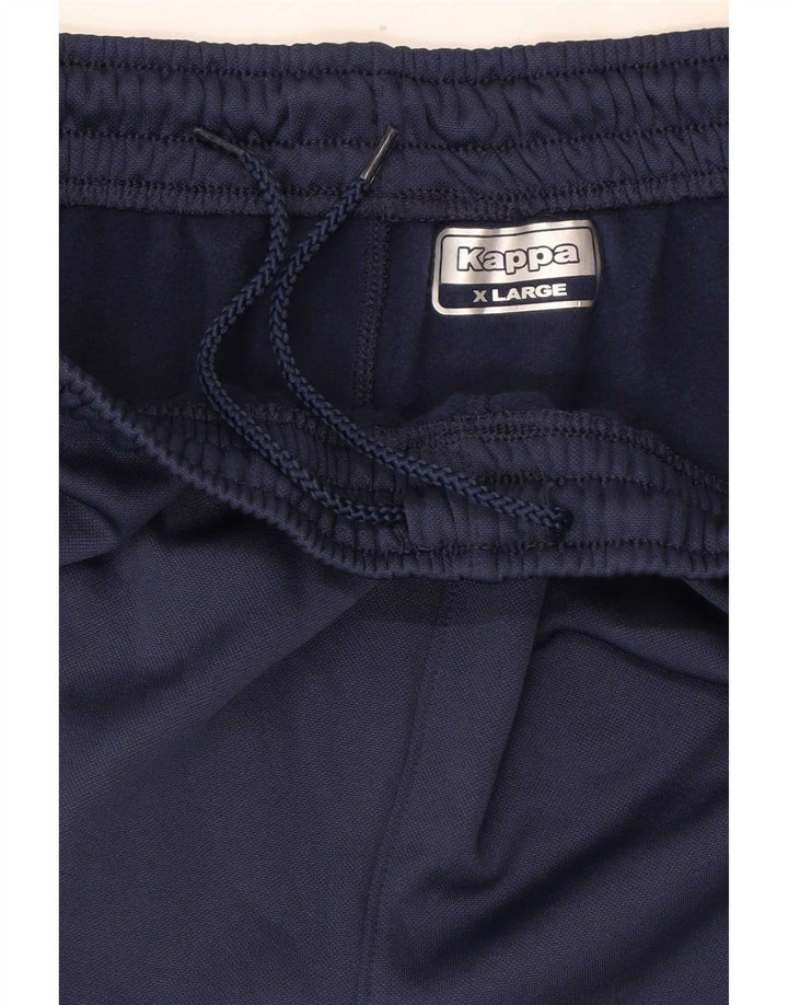 Kappa Herre Graphic Bermuda Sportshorts XL Navy Blue Polyester