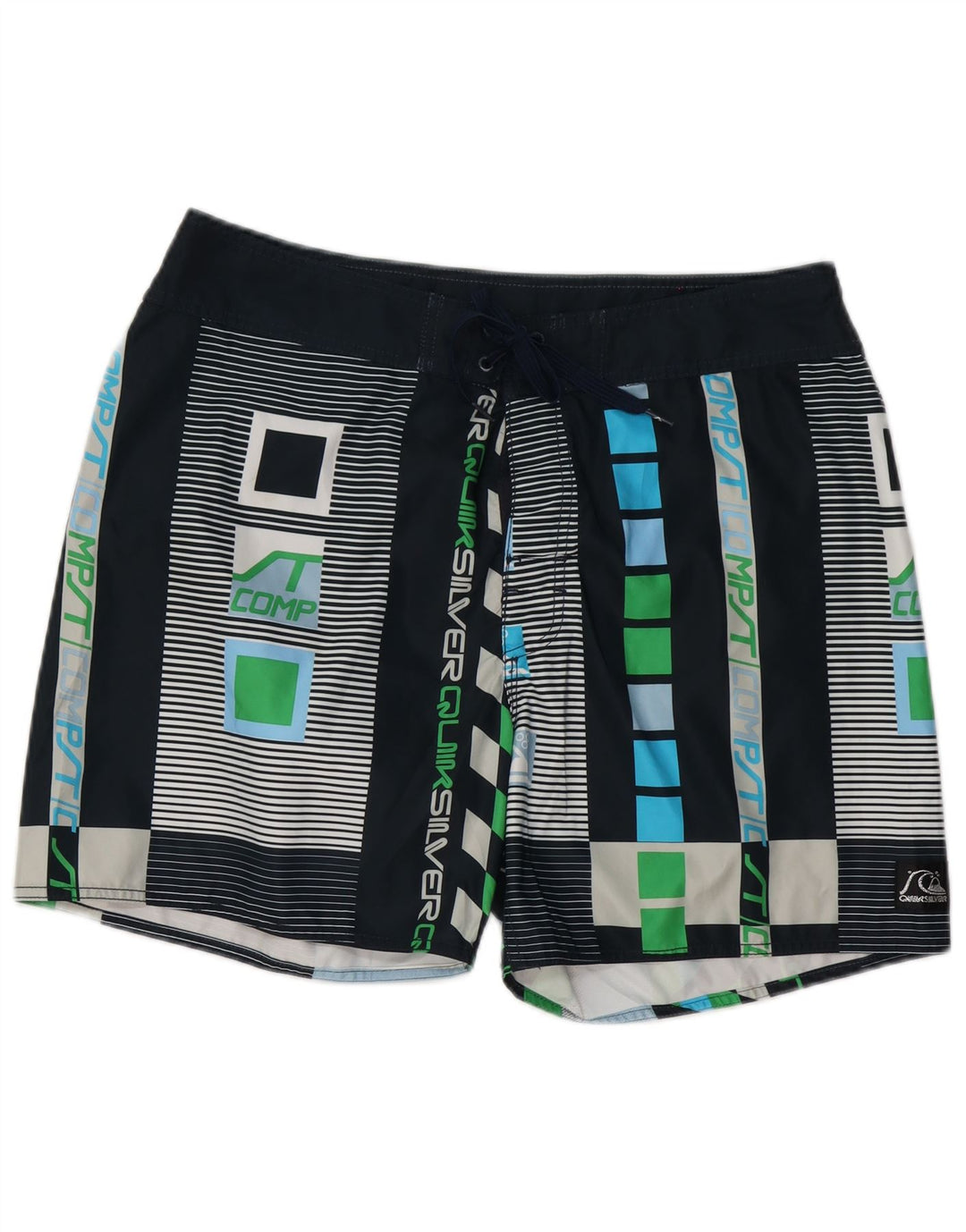 Quiksilver Grafiske badeshorts til mænd store flerfarvede geometriske