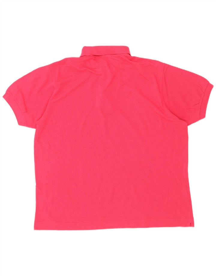 Lacoste herre poloskjorte str. 7 2XL Pink bomuld