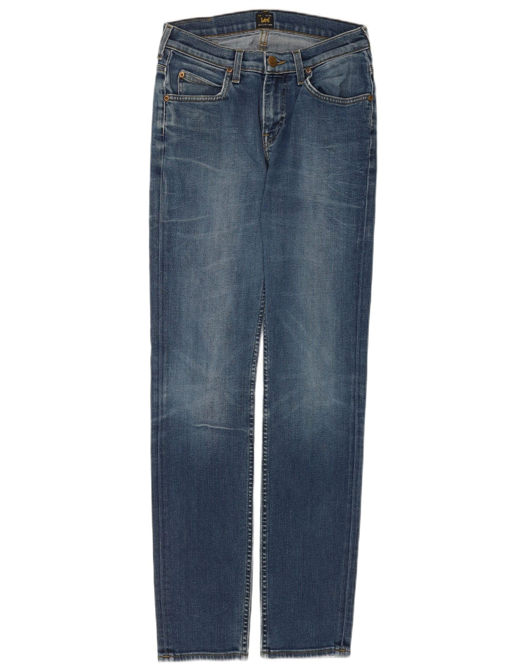 Lee Dame Rider Slim Jeans W28 L32 Blå Bomuld