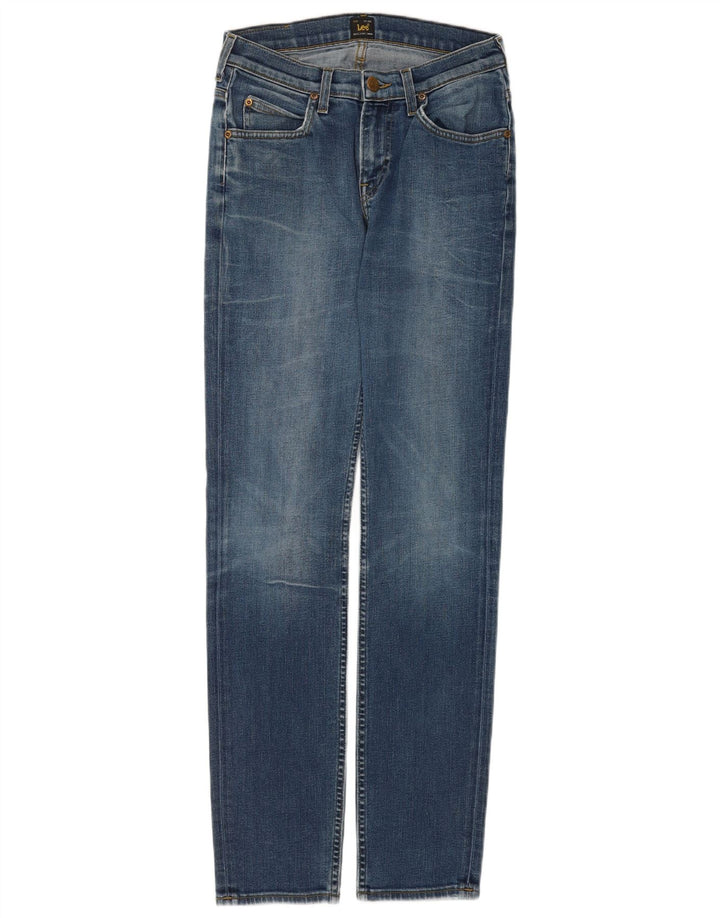 Lee Dame Rider Slim Jeans W28 L32 Blå Bomuld