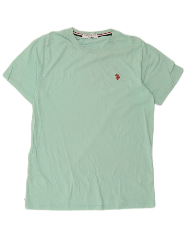 U.S. Polo Assn. Herre T-shirt Top Medium turkis bomuld