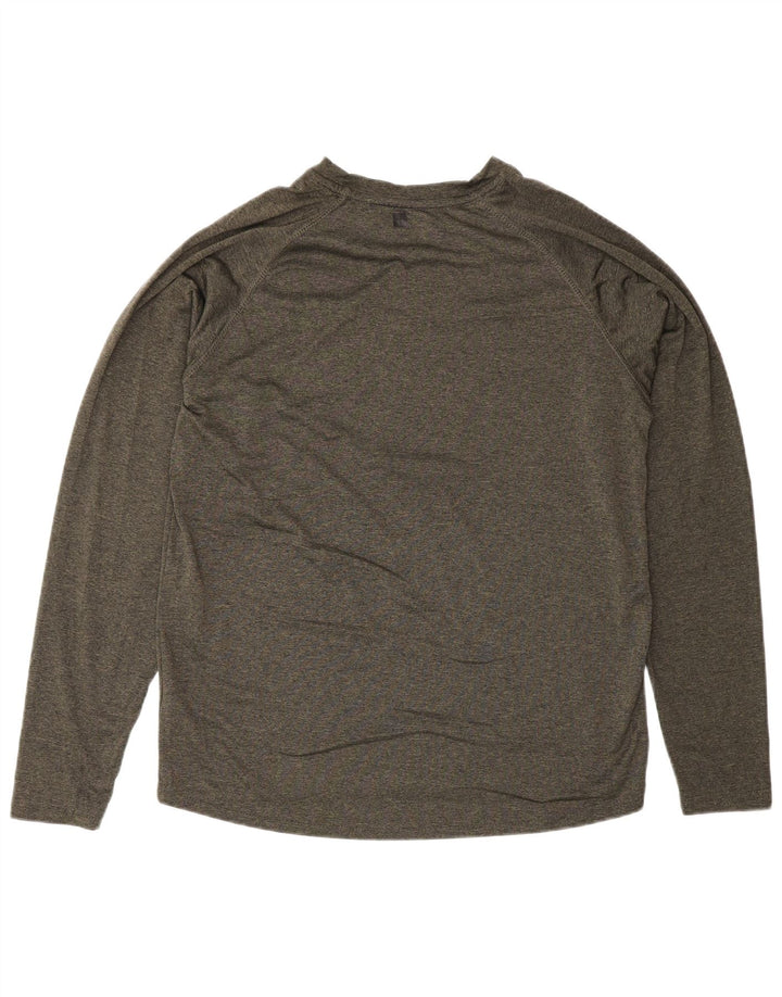 Mountain Warehouse Herre IsoCool Top Langærmet Medium Khaki Flecked