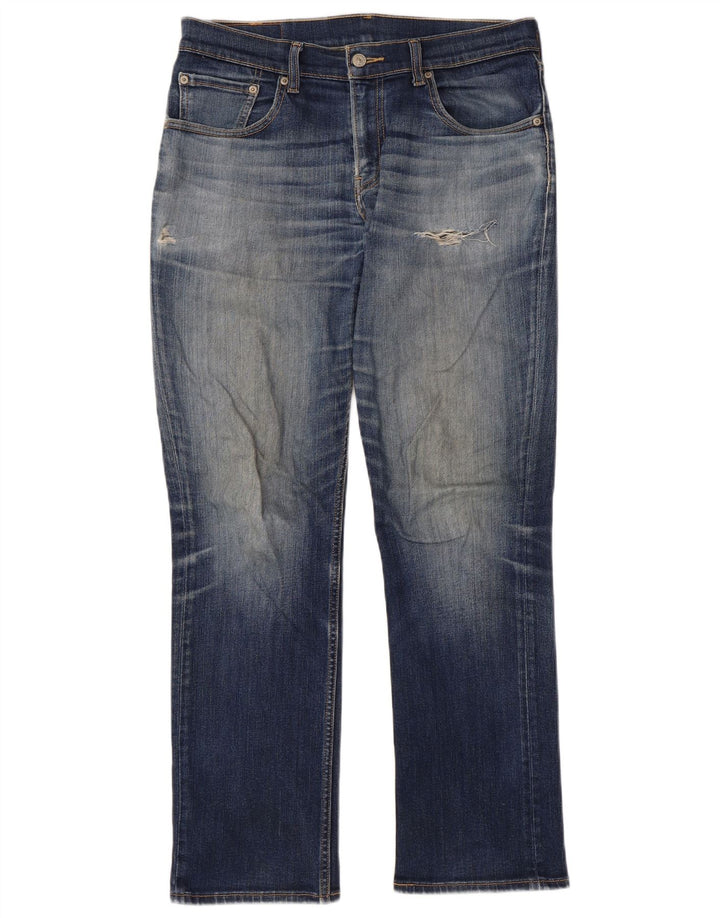 LEVI'S Mens 511 Slim Jeans W32 L30 Blue Cotton