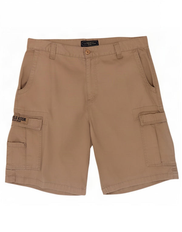 U.S. Polo Assn. Herre Cargo Shorts W36 Large Beige Bomuld