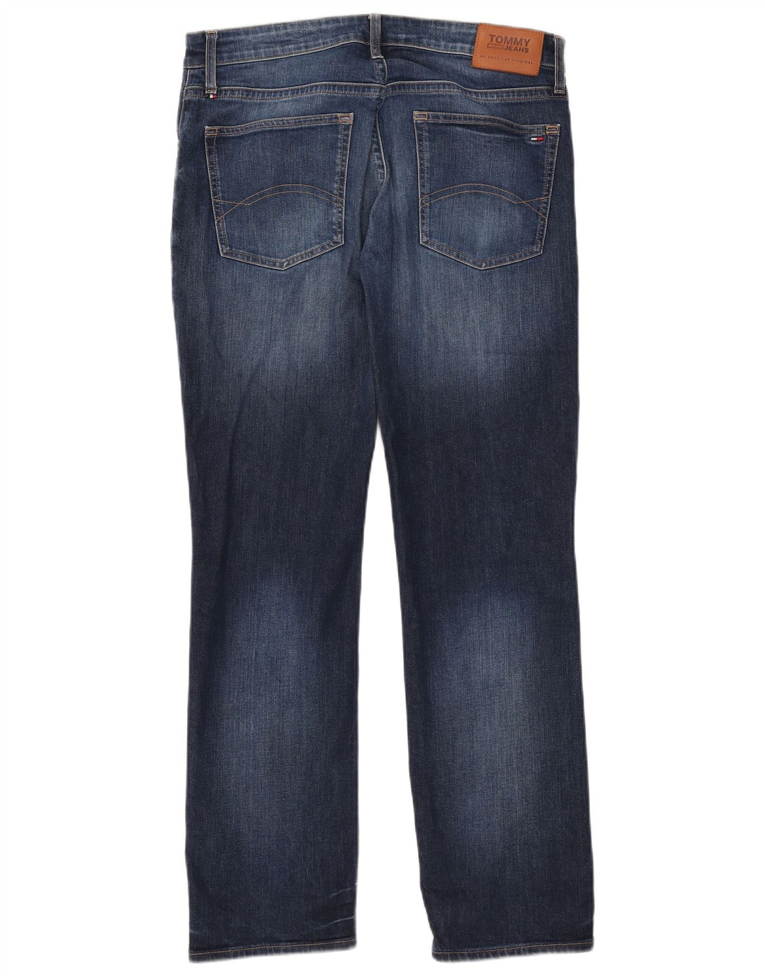 Tommy Hilfiger Herre Ryan Straight Jeans W36 L32 Blå Bomuld
