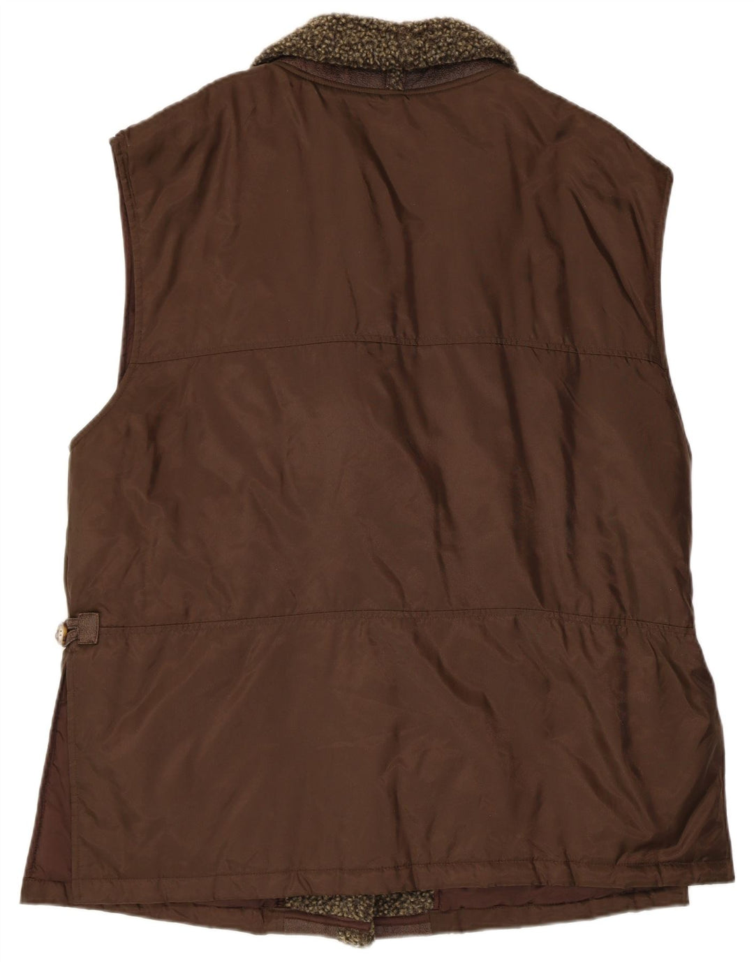 NO PROBLEM Womens Gilet UK 20 2XL Brown Polyamide