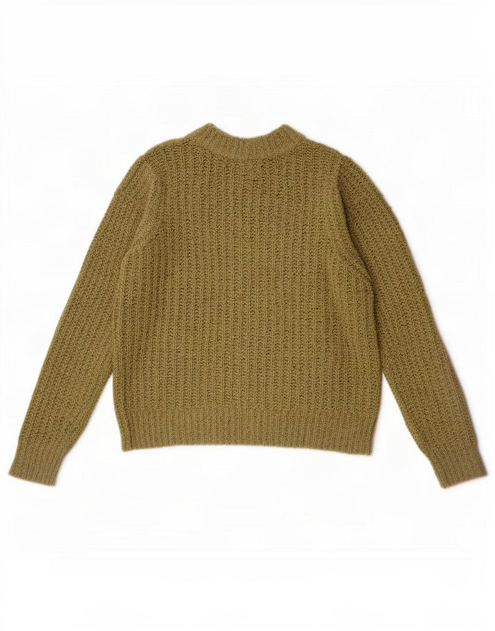 Marks & Spencer Dame Turtle Neck Jumper Sweater UK 16 Large Khaki