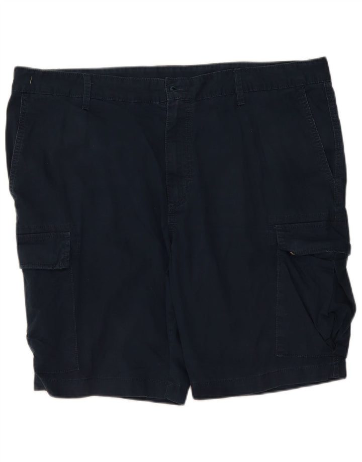 MARKS & SPENCER Herre Cargo Shorts W40 XL Marineblå Bomuld