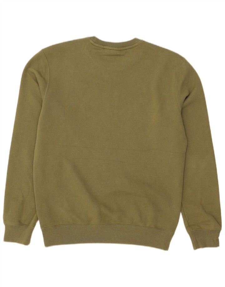 Champion Herre Sweatshirt Jumper Small Khaki Bomuld