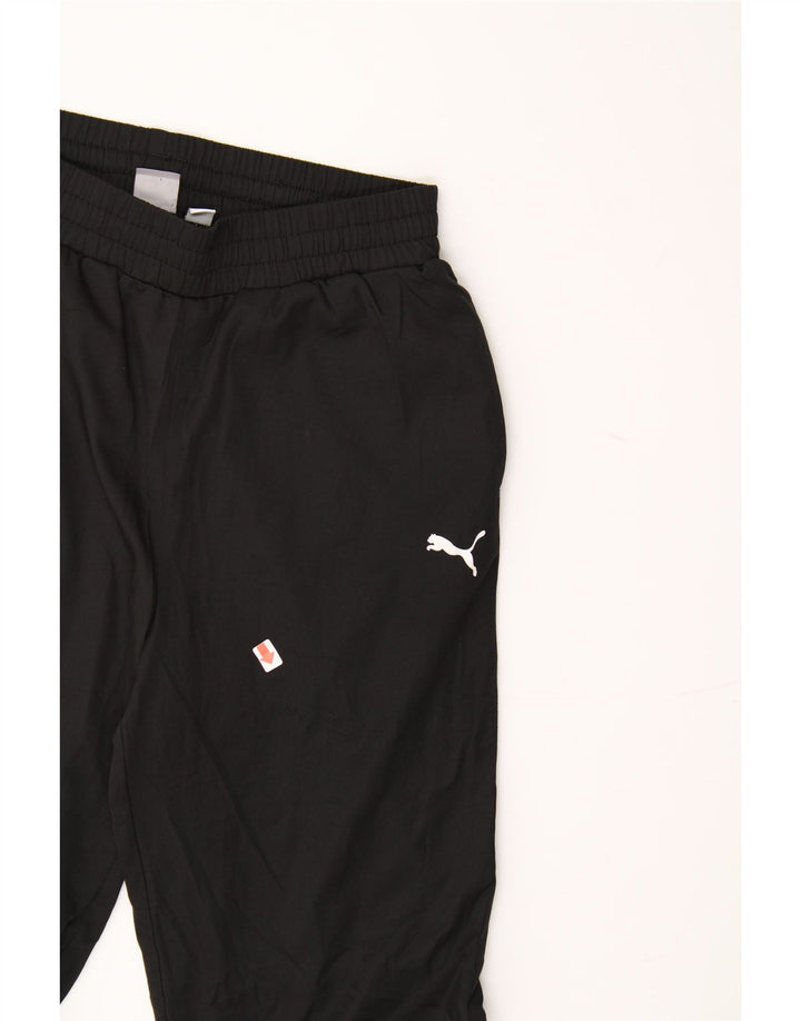 PUMA Mens Tracksuit Trousers Joggers Small  Black Polyester Vintage Puma and Second-Hand Puma from Messina Hembry 