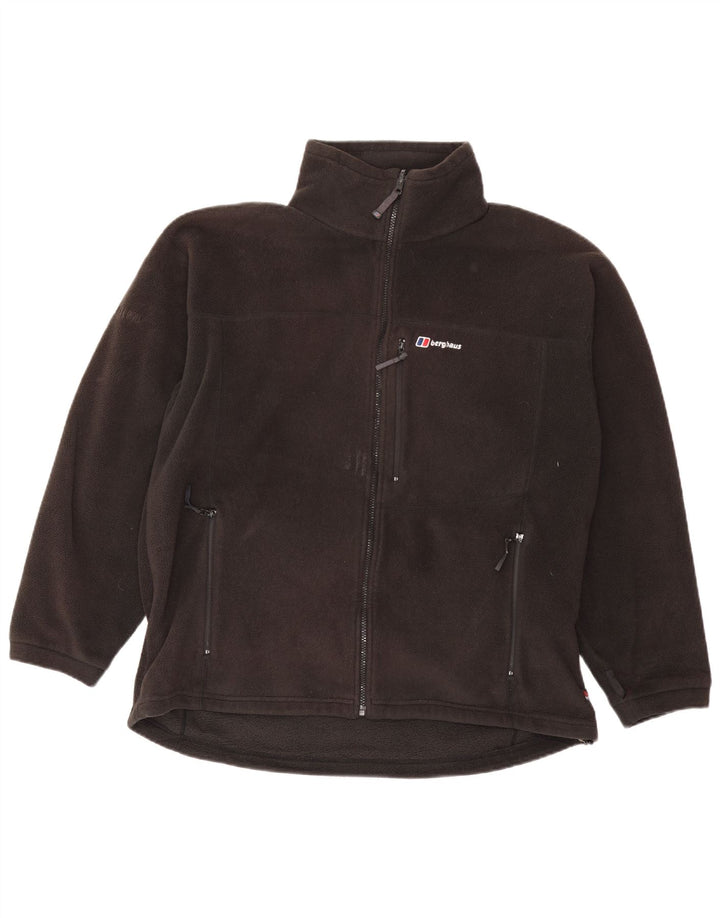 Berghaus Dame Oversized Fleecejakke UK 18 XL Sort Polyester