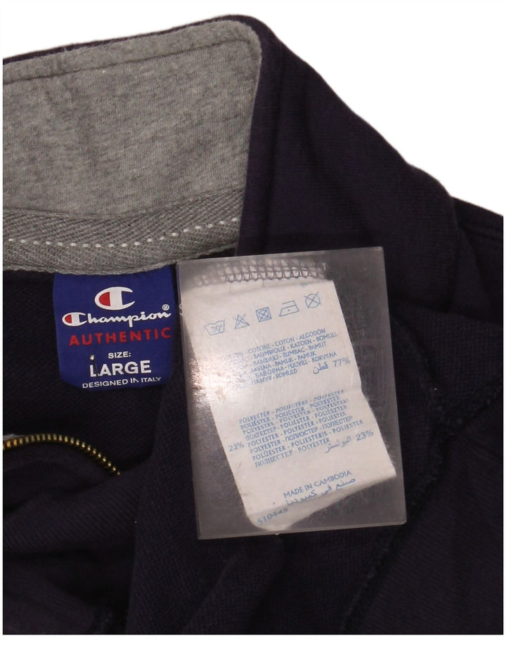 Champion Herre USA Træningsdragt Topjakke Stor Lilla Bomuld