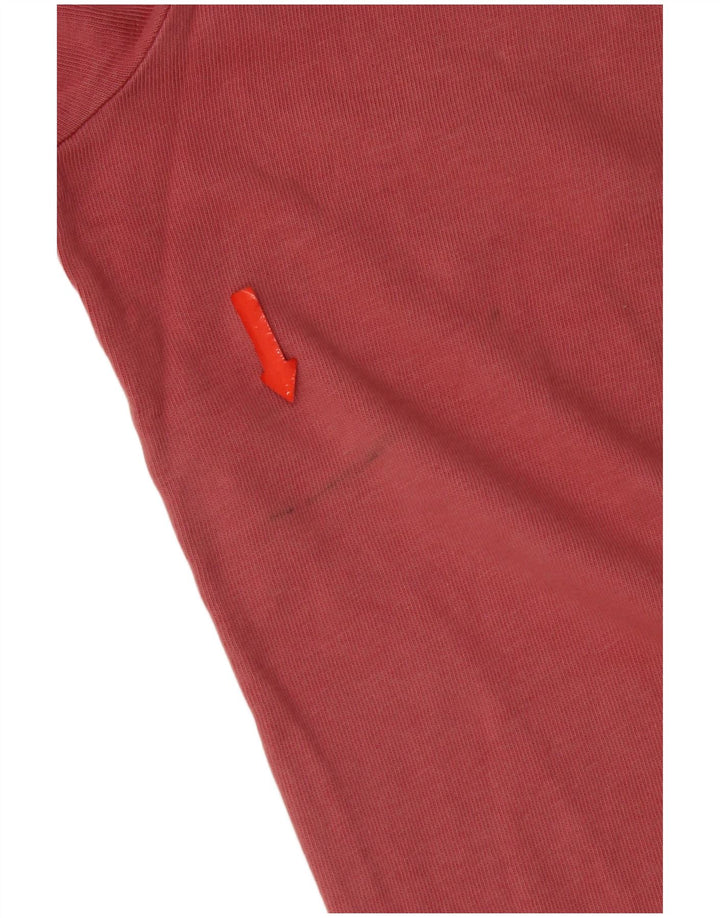 Fat Face Herre Grafisk T-Shirt Top Stor Pink Bomuld