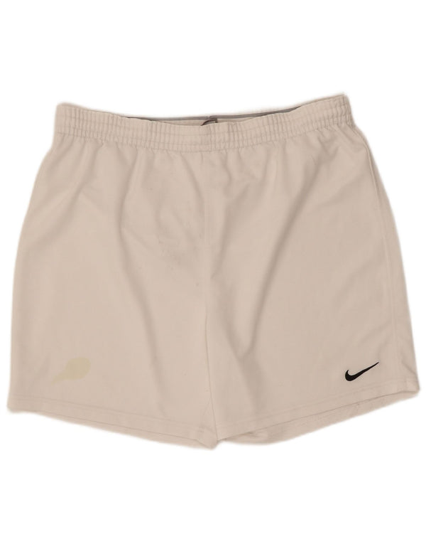 Nike Sportsshorts til mænd UK 34/36 Large White Polyester