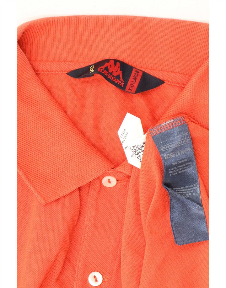 Kappa herre poloshirt 3XL orange bomuld