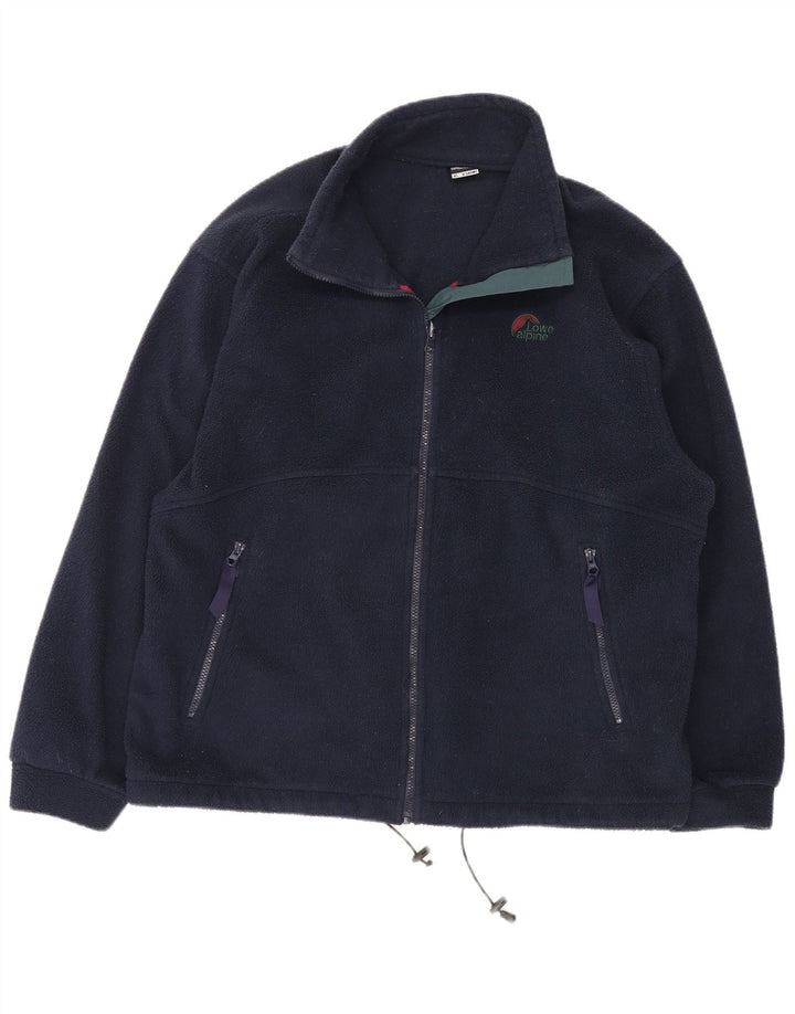 LOWE ALPINE Fleecejakke til mænd UK 42 XL Navy Blue Polyester