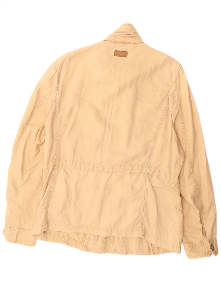 Marlboro Classics Herre Military Jacket EU 52 XL Beige Bomuld